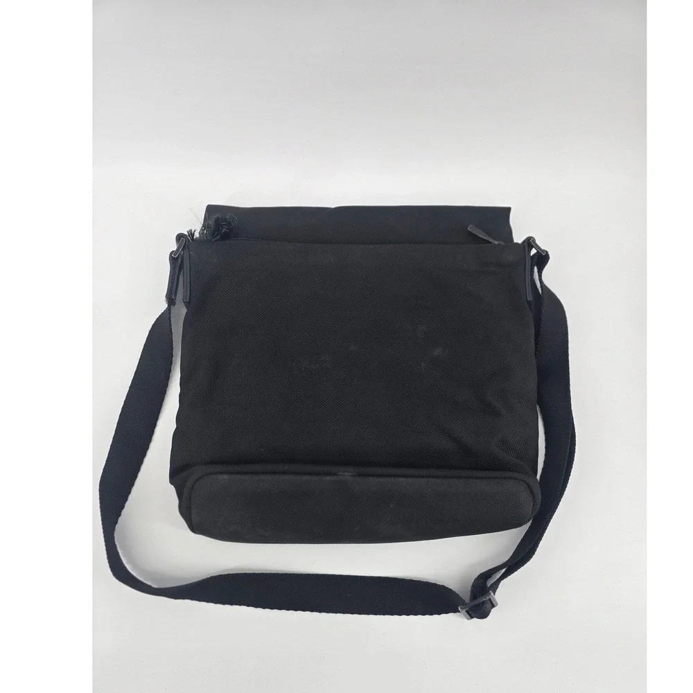 Tumi Messenger Bag Mens OS 4368D3 Black Ballistic Nylon Crossbody*